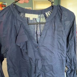 Loft Button Down Blouse